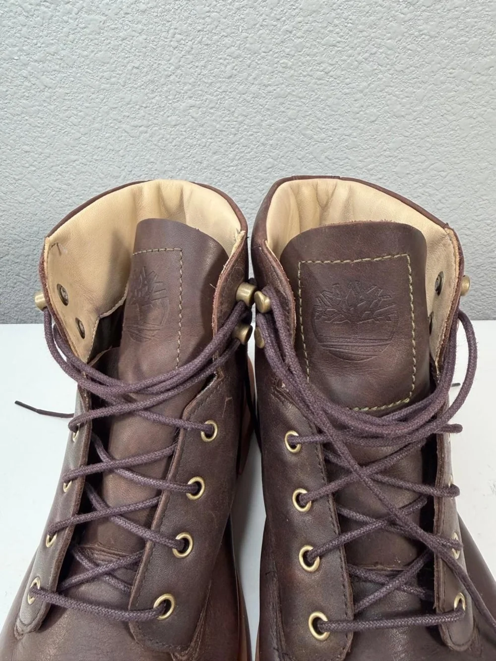 Timberland AFHP-A5050 Men's Shoes EU 44 Dark Brown Leather High-Top size 10 EUC